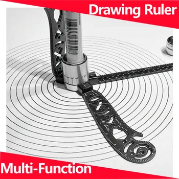 Drawing Ruler Multi-Function Drawing Ruler Curved Ruler Mini Compass Protractor Combo Ruler Versatile Drawing Tool Magnetic Rule
Drawing Ruler Multi-Function Drawing Ruler Curved Ruler Mini Compass Protractor Combo Ruler Versatile Drawing Tool Magnetic Rule