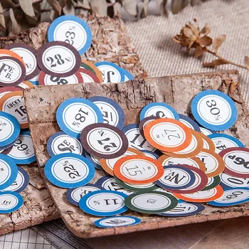 100PCS/LOT Cool Round Design Label Marker Stickers Creative DIY Dates Numbers Month Week Sticker Set
100PCS/LOT Cool Round Design Label Marker Stickers Creative DIY Dates Numbers Month Week Sticker Set