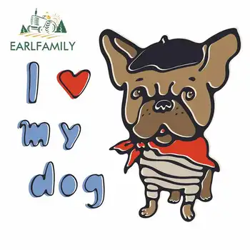 EARLFAMILY 13cm x 11.4cm for I Love My Dog with French Bulldog Waterproof Decal Car Accessories Fashion Scratch-proof Sticker
EARLFAMILY 13cm x 11.4cm for I Love My Dog with French Bulldog Waterproof Decal Car Accessories Fashion Scratch-proof Sticker