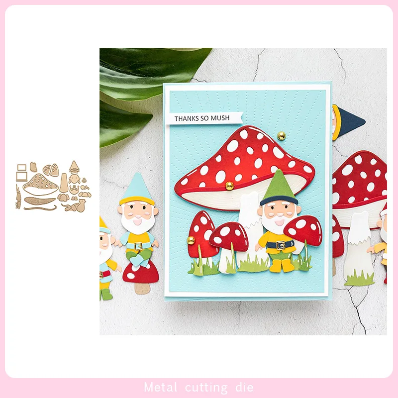 Mushroom Jungle Metal Cutting Dies for DIY Scrapbooking Photo Album Decorative Embossing Paper Card Crafts Die Cut 2019
Mushroom Jungle Metal Cutting Dies for DIY Scrapbooking Photo Album Decorative Embossing Paper Card Crafts Die Cut 2019