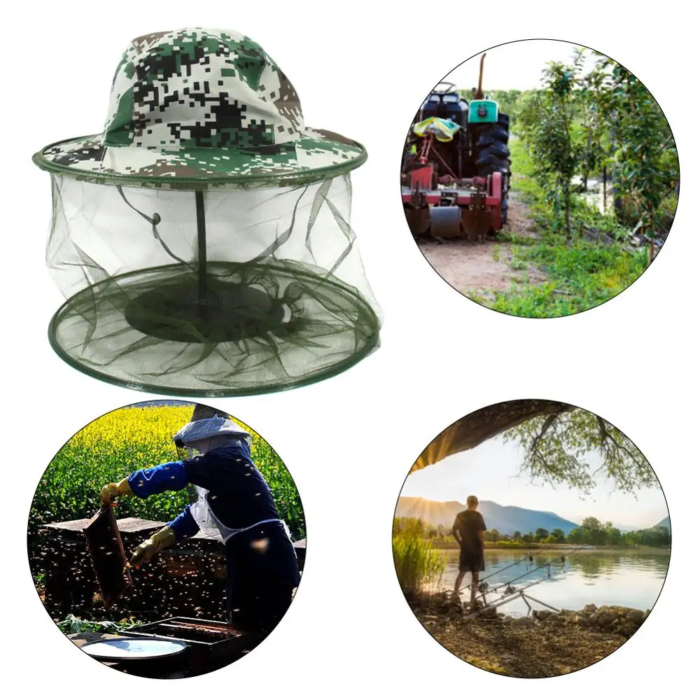 Outdoor Survival Anti Mosquito Bug Bee Insect Mesh Hat Head Face Net For Fishing Hunting Hiking Walking Protector Equipment
Outdoor Survival Anti Mosquito Bug Bee Insect Mesh Hat Head Face Net For Fishing Hunting Hiking Walking Protector Equipment