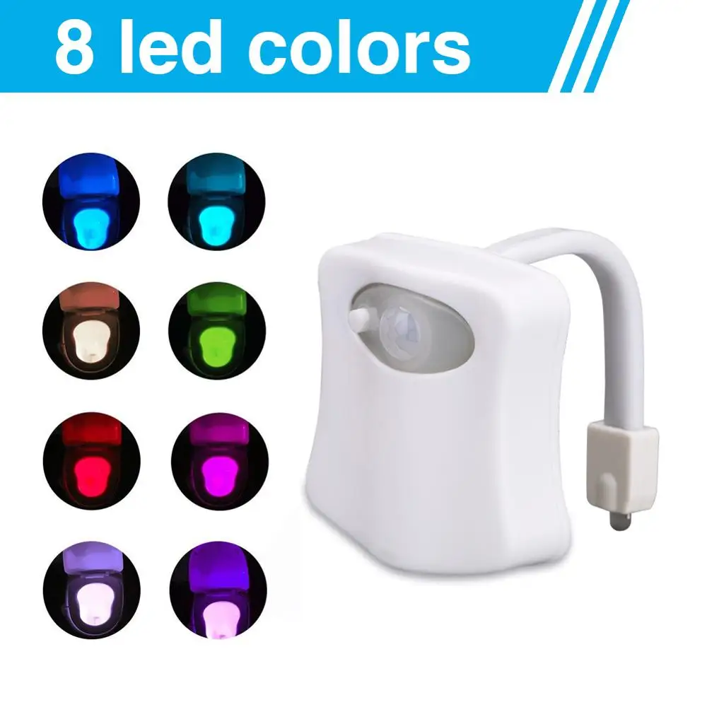 Chargeable LED Color Toilet Light PIR Automatic Activated RGB Toilet light Smart Human Motion Sensor Lamp Bathroom Night Light
Chargeable LED Color Toilet Light PIR Automatic Activated RGB Toilet light Smart Human Motion Sensor Lamp Bathroom Night Light