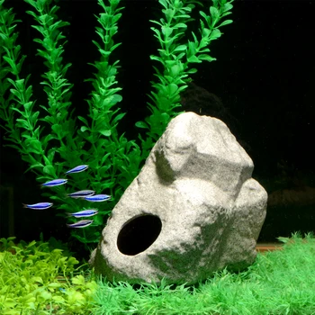 Saim Fish Tank Decoration Gray Ceramic Irregular Stone Shrimp Cave Aquarium Ornament High Ventilation Decor Aquarium Accessories 
Saim Fish Tank Decoration Gray Ceramic Irregular Stone Shrimp Cave Aquarium Ornament High Ventilation Decor Aquarium Accessories