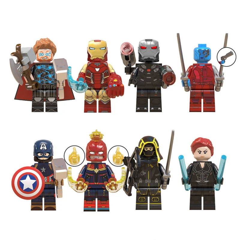 8 style Marvel Avengers Endgame Super Hero Blocks Model Dolls Iron Man Action Figures Building Bricks Toys Family Kids gift
8 style Marvel Avengers Endgame Super Hero Blocks Model Dolls Iron Man Action Figures Building Bricks Toys Family Kids gift