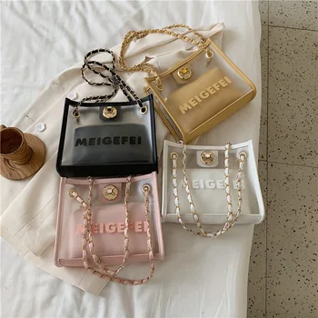 2020 Spring Summer Fashion Women's Transparent Square Sling Bag Cool PVC Shoulder Bag Messenger Bag Mobile Sweet Lady Bag
2020 Spring Summer Fashion Women's Transparent Square Sling Bag Cool PVC Shoulder Bag Messenger Bag Mobile Sweet Lady Bag