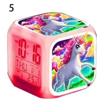 Cute Colorful Cartoon Unicorn Alarm Clocks LED Light Alarm Clock Cartoon Clock Boys Girls Alarm Clock Toys
Cute Colorful Cartoon Unicorn Alarm Clocks LED Light Alarm Clock Cartoon Clock Boys Girls Alarm Clock Toys
