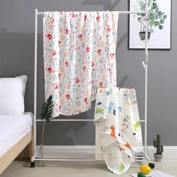 2 Layers Muslin 100% Cotton Animal Baby Blanket Swaddle 110*120cm Soft Newborn Bath Gauze Infant Wrap Sleepsack Stroller Cover
2 Layers Muslin 100% Cotton Animal Baby Blanket Swaddle 110*120cm Soft Newborn Bath Gauze Infant Wrap Sleepsack Stroller Cover