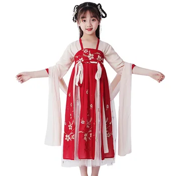 2021 chinese new year's day hanfu age for 4 - 14 years teenage girls halloween cosplay chinese princess children clothes frocks 
2021 chinese new year's day hanfu age for 4 - 14 years teenage girls halloween cosplay chinese princess children clothes frocks