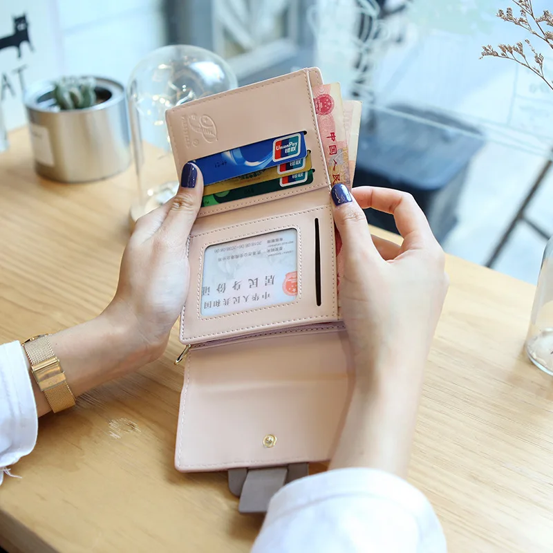 2020 New Korean Style Wallet Female Short Student Cute Small Fresh Simple Cool Wallet Purse Tide Bag
2020 New Korean Style Wallet Female Short Student Cute Small Fresh Simple Cool Wallet Purse Tide Bag