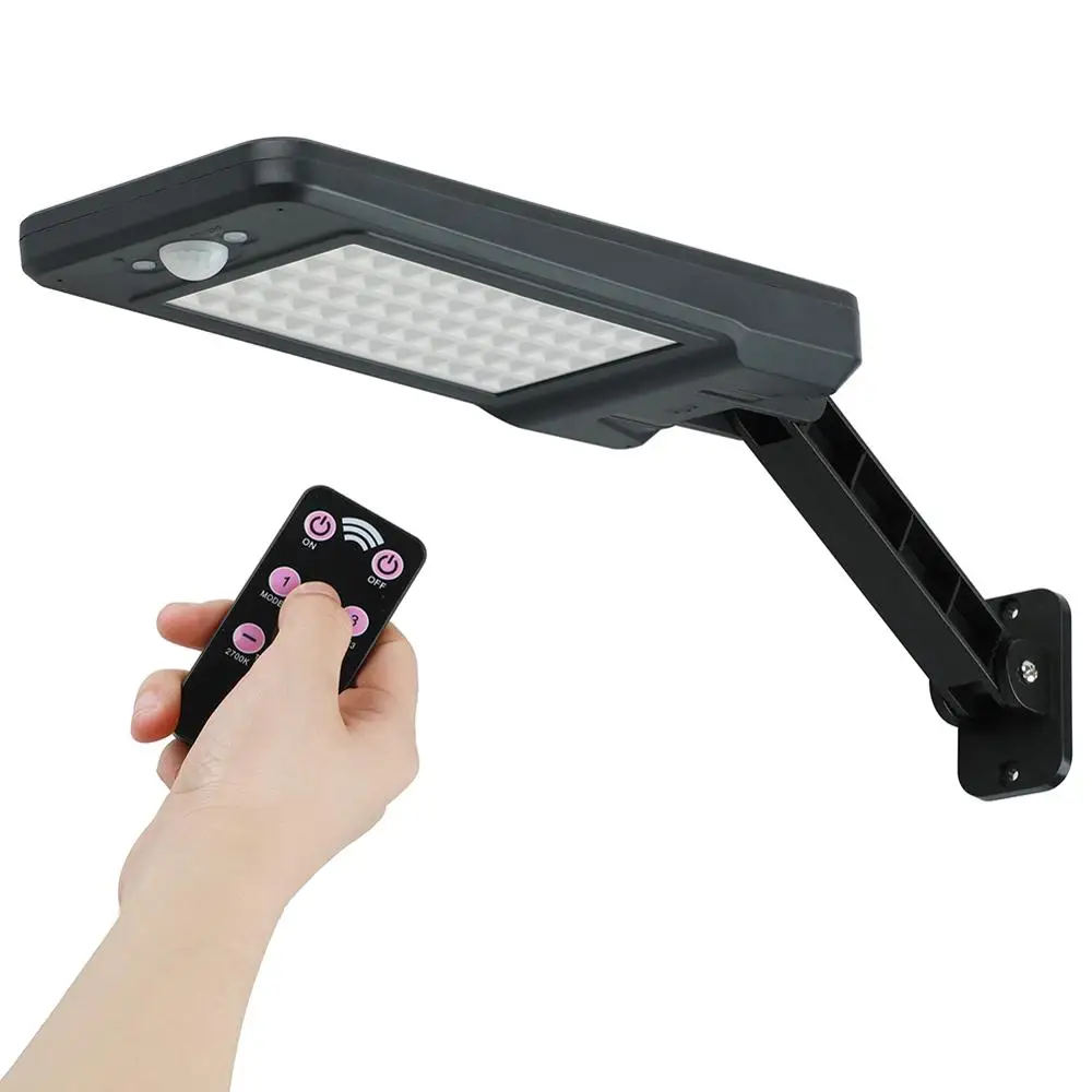 60 LED Solar Power Street Light PIR Motion Sensor wall Lamp Wireless Remote Control Waterproof remote control rotate bracket
60 LED Solar Power Street Light PIR Motion Sensor wall Lamp Wireless Remote Control Waterproof remote control rotate bracket