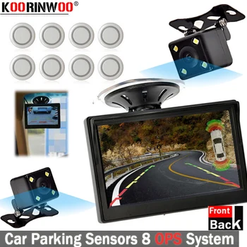 Koorinwoo Auto Parktronic 8 Backlights Detector Black Grey Buzzer Parking Sensor Security Camera Front View With LCD TFT Monitor
Koorinwoo Auto Parktronic 8 Backlights Detector Black Grey Buzzer Parking Sensor Security Camera Front View With LCD TFT Monitor
