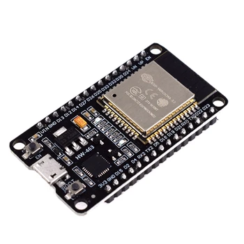 ESP-32 ESP-32S Wireless WiFi Bluetooth Development Board 2.4GHz Micro- USB CP2102 Dual Core Module ESP32 with Pins Beyond ESP826
ESP-32 ESP-32S Wireless WiFi Bluetooth Development Board 2.4GHz Micro- USB CP2102 Dual Core Module ESP32 with Pins Beyond ESP826