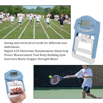 Hot Digital LCD Electronic Dynamometer Hand Grip Power Measurement Tool Body Building Gym Exercises Mucle Gripper Strength Meter 
Hot Digital LCD Electronic Dynamometer Hand Grip Power Measurement Tool Body Building Gym Exercises Mucle Gripper Strength Meter