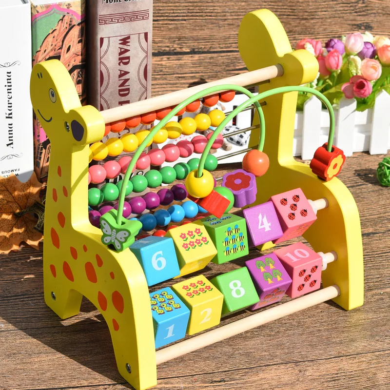 Children zhu suan jia Count Numerology Rack Baby Educational String Bead-stringing Toy Toy Wooden Small Giraffe Calculation Fram
Children zhu suan jia Count Numerology Rack Baby Educational String Bead-stringing Toy Toy Wooden Small Giraffe Calculation Fram