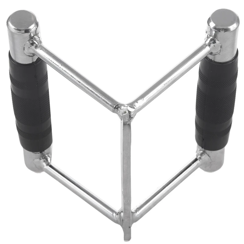 Stirrup Multi Gym Attachment Home Grip Bar Workout Rubber Handle Seated Row Chinning Cable
Stirrup Multi Gym Attachment Home Grip Bar Workout Rubber Handle Seated Row Chinning Cable