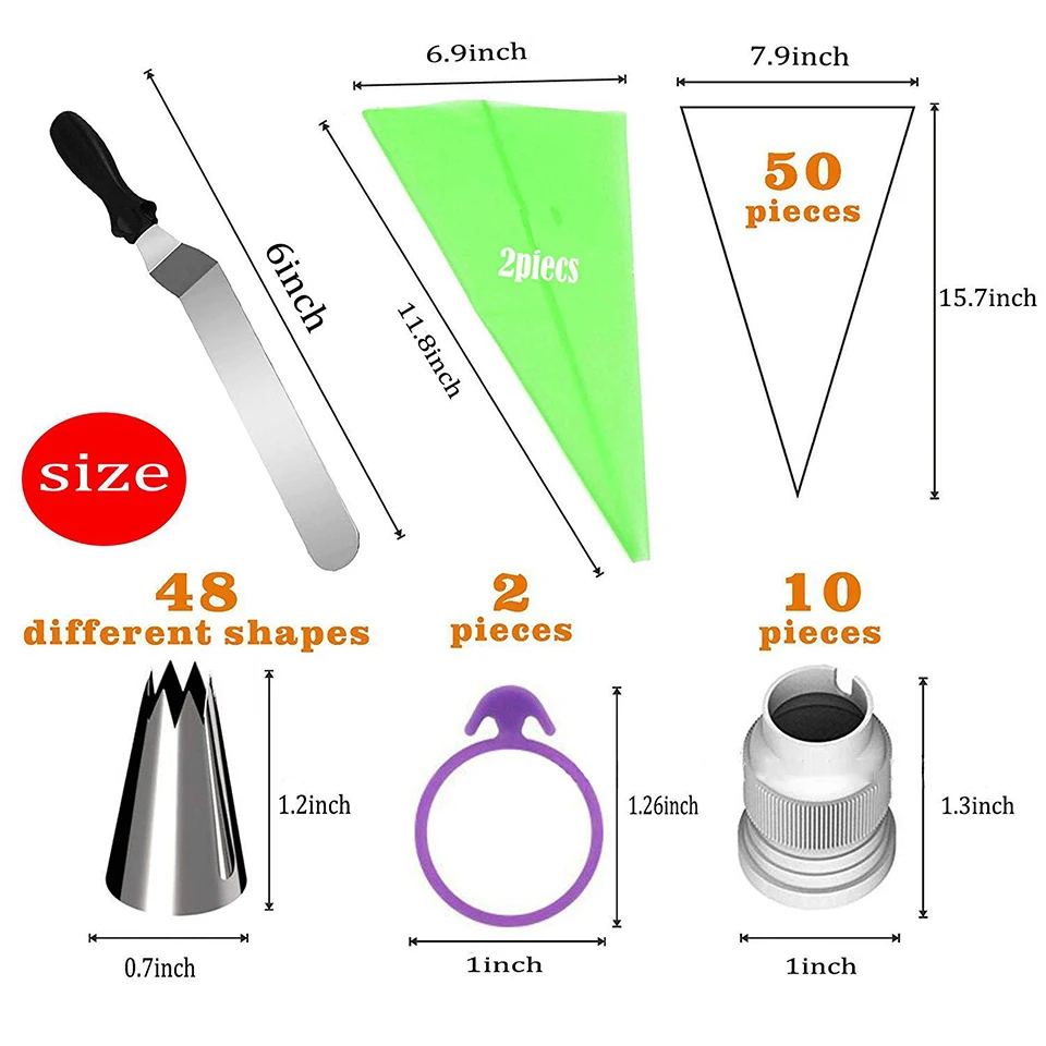 Decorating Tips Set (4)