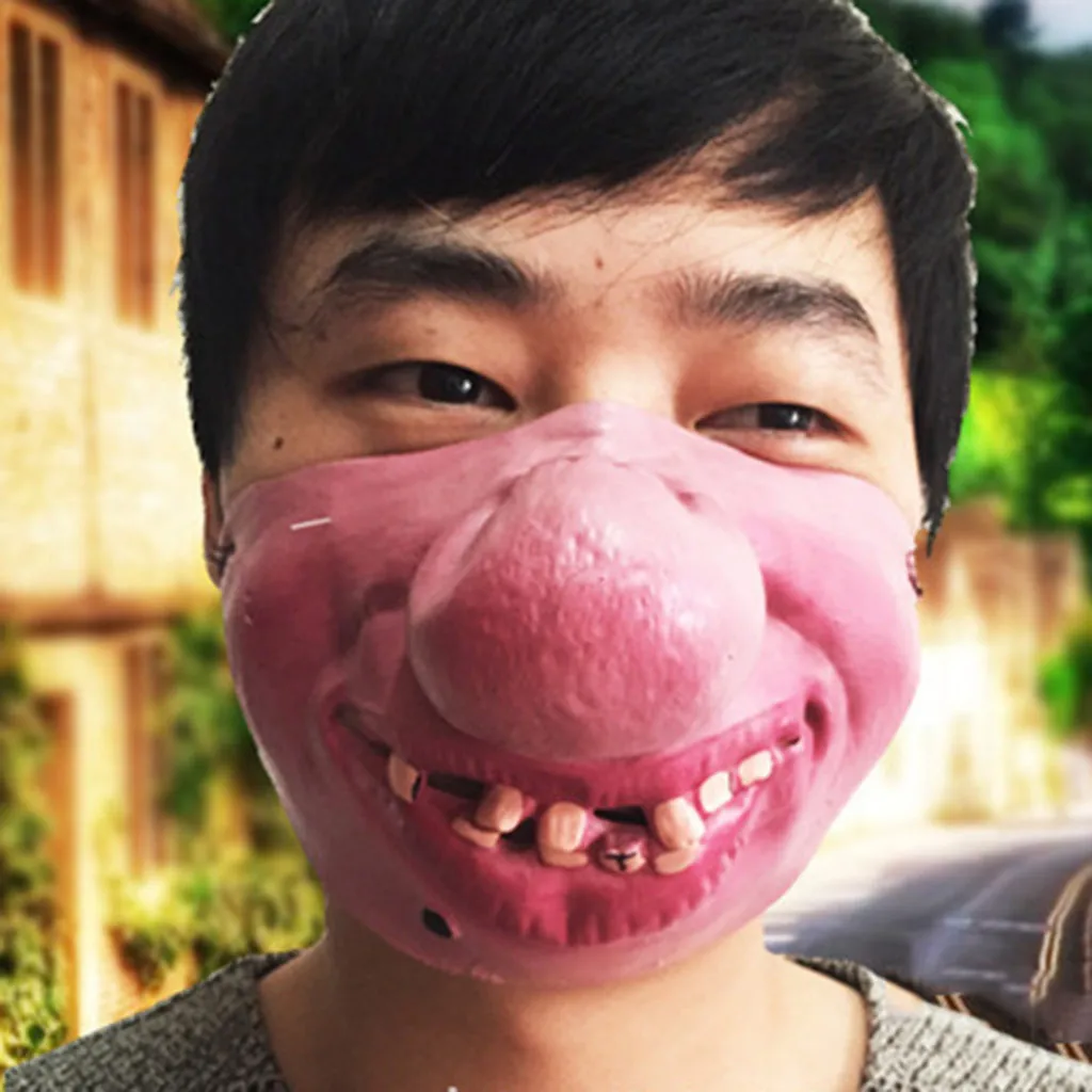 Halloween Mask 2019 PVC Realistic Halloween Mask Full Face Horror Funny Fun Mask Big Lips Headgear Pet Funny Mask K808
Halloween Mask 2019 PVC Realistic Halloween Mask Full Face Horror Funny Fun Mask Big Lips Headgear Pet Funny Mask K808