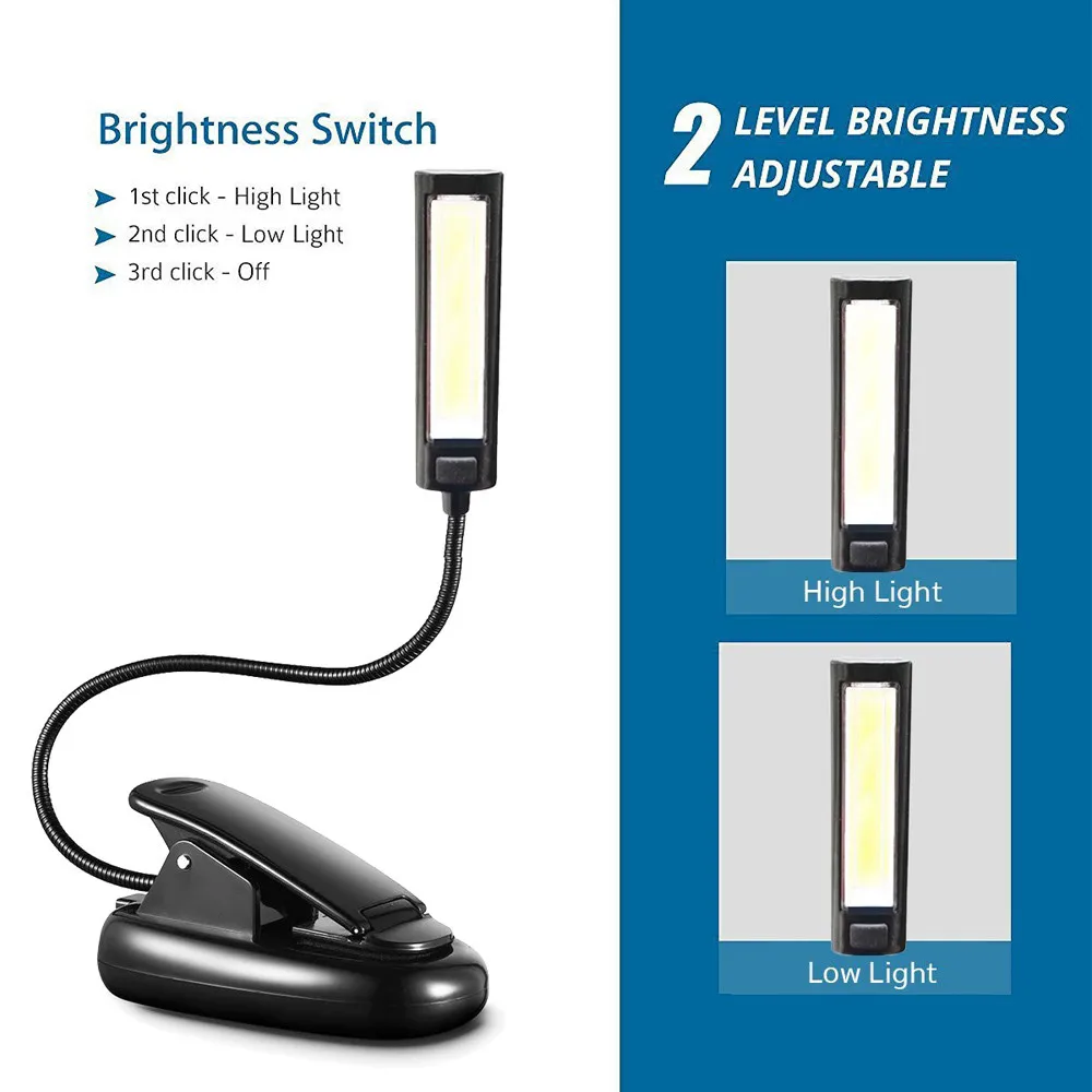 CARPRIE Desk Lamp Flexible USB Clip-On COB LED Light Reading Study Desk Table Lamp Rechargeable Light For Children Student #45
CARPRIE Desk Lamp Flexible USB Clip-On COB LED Light Reading Study Desk Table Lamp Rechargeable Light For Children Student #45