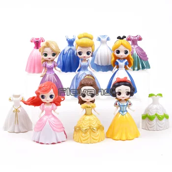Princesses Dolls Rapunzel Snow White Ariel Belle Cinderella Alice PVC Figures Girls Toys Gifts 12pcs/set
Princesses Dolls Rapunzel Snow White Ariel Belle Cinderella Alice PVC Figures Girls Toys Gifts 12pcs/set