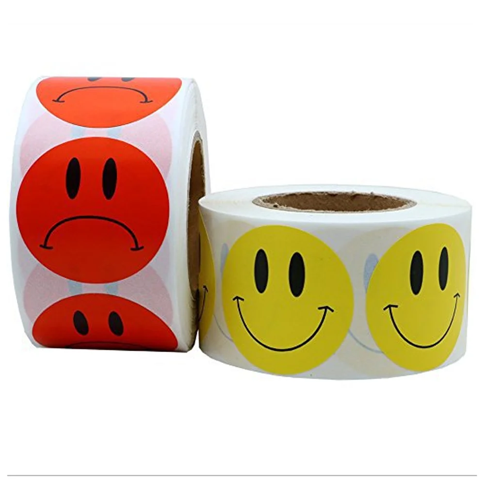 500pcs per lot 2.5cm Classic Toys Sad Face & smile Sticker Self-Adhesive Paper Label stickers for School Teacher reward Kids
500pcs per lot 2.5cm Classic Toys Sad Face & smile Sticker Self-Adhesive Paper Label stickers for School Teacher reward Kids