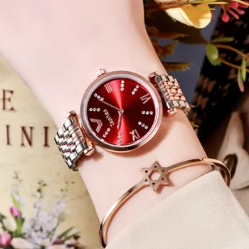Top Brand Luxury Stainless Steel Band Fashion Ladies Watch Rose Gold Women Bracelet Watches For Girls Female Hand Clock 
Top Brand Luxury Stainless Steel Band Fashion Ladies Watch Rose Gold Women Bracelet Watches For Girls Female Hand Clock