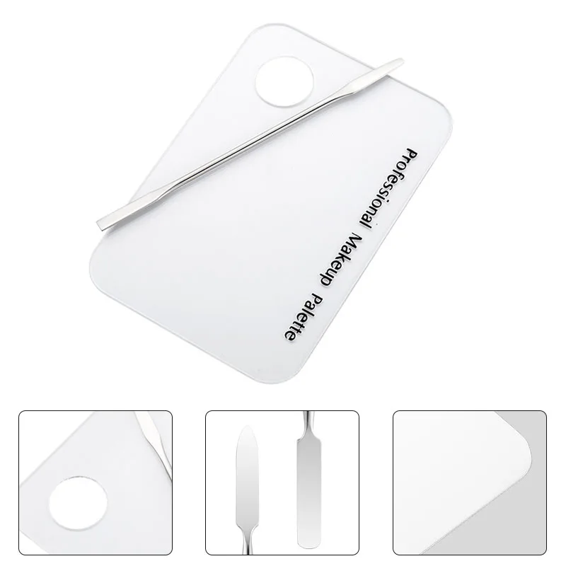 Makeup Palette Clear Acrylic Nail Stamping Plates Polish Gel Mixing Spatula Foundation Eyeshadow Stainless Steel Rod Manicure
Makeup Palette Clear Acrylic Nail Stamping Plates Polish Gel Mixing Spatula Foundation Eyeshadow Stainless Steel Rod Manicure