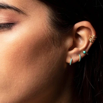Canner Fashion 100% S925 Sterling Silver Round Micro Inlaid Personality Trend Earrings For Women Gifts 2019 
Canner Fashion 100% S925 Sterling Silver Round Micro Inlaid Personality Trend Earrings For Women Gifts 2019