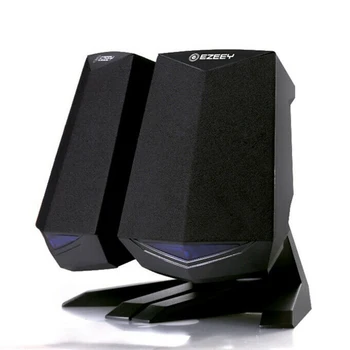 EZEEY 3Wx2 Computer Speakers with LED Light Surround Stereo USB Wired Powered Multimedia Speaker for PC/Laptops/Smart Phone
EZEEY 3Wx2 Computer Speakers with LED Light Surround Stereo USB Wired Powered Multimedia Speaker for PC/Laptops/Smart Phone