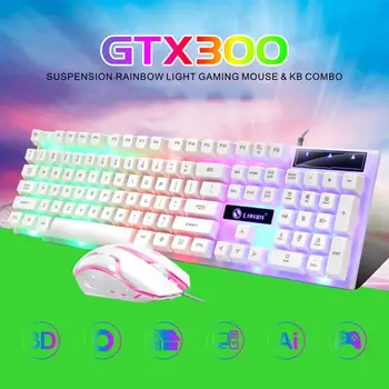 Gaming keyboard and Mouse Wired keyboard with backlight keyboard Gamer kit Gaming Mouse Set For PC Laptop
Gaming keyboard and Mouse Wired keyboard with backlight keyboard Gamer kit Gaming Mouse Set For PC Laptop