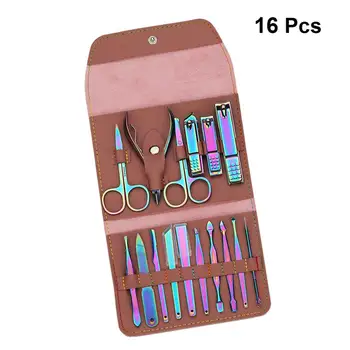 1 Set Of 16pcs Manicure Tools Professional Nail Clipper Kit Pedicure Kit Nail Manicure Tool Meet Your Essential Needs
1 Set Of 16pcs Manicure Tools Professional Nail Clipper Kit Pedicure Kit Nail Manicure Tool Meet Your Essential Needs