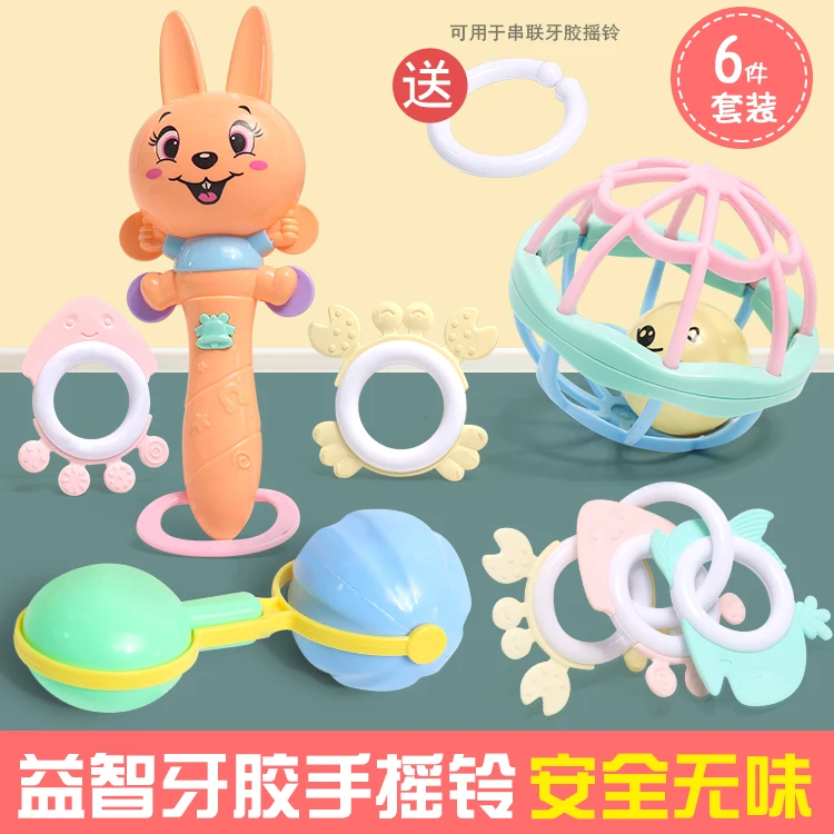 Baby Soft Silicone Teethers Stroller Toy Baby Toy Rattle Baby Toys 0-12 Months Educational Toys Baby Bed Toys Rattle Infant Toys
Baby Soft Silicone Teethers Stroller Toy Baby Toy Rattle Baby Toys 0-12 Months Educational Toys Baby Bed Toys Rattle Infant Toys