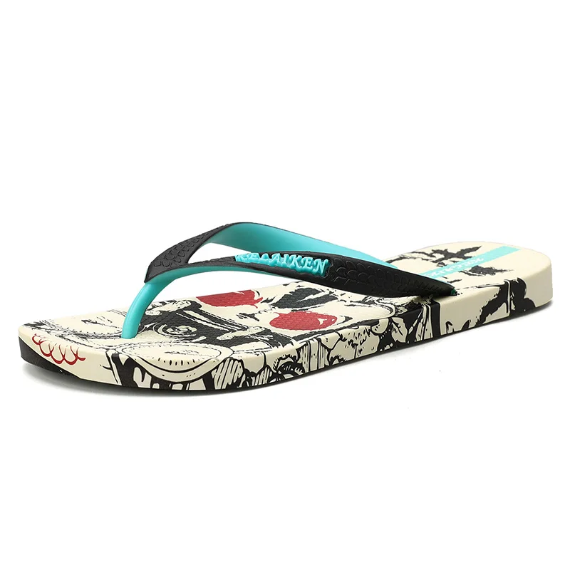 VESONAL Summer Graffiti Print Slippers Men Shoes Flip Flops Slipers Male Hip Hop Street Beach Slipers Casual Flip-flops H619f1e9f0d1b4cf0b13cc5b846639bc32 - VESONAL Summer Graffiti Print Slippers Men Shoes Flip Flops Slipers Male Hip Hop Street Beach Slipers Casual Flip-flops
