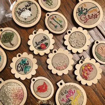 DIY Cross Stitch Sewing Hoop Handmade Stitches Crafts Tool Mini Wooden Hoop Ring Embroidery Fixed Frame
DIY Cross Stitch Sewing Hoop Handmade Stitches Crafts Tool Mini Wooden Hoop Ring Embroidery Fixed Frame