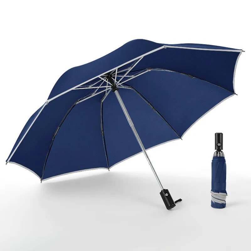 Big 105cm Creative Automatic Car Reverse Umbrella Edging Reflective 3 Folding Business Umbrella Sunny and Rainy Umbrella
Big 105cm Creative Automatic Car Reverse Umbrella Edging Reflective 3 Folding Business Umbrella Sunny and Rainy Umbrella