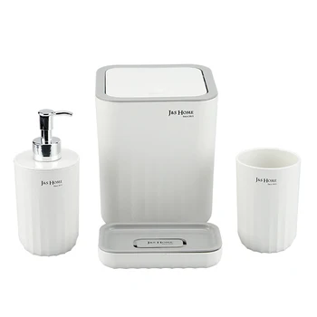 4 Plastic Bathroom Accessories Set Toothbrush Tooth Brush Holder Toothpaste Dispenser Case Soap Dish Box Toilet Shower Storage
4 Plastic Bathroom Accessories Set Toothbrush Tooth Brush Holder Toothpaste Dispenser Case Soap Dish Box Toilet Shower Storage