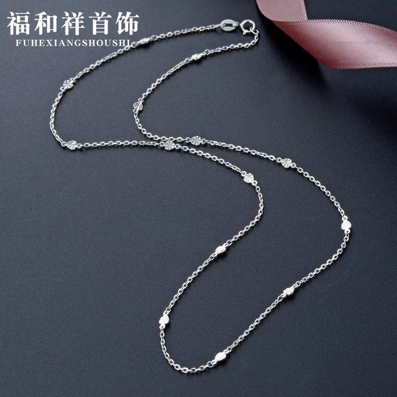 Korean-style Accessories S925 Sterling Silver Necklace Women's Choker Sub-Processing 
Korean-style Accessories S925 Sterling Silver Necklace Women's Choker Sub-Processing