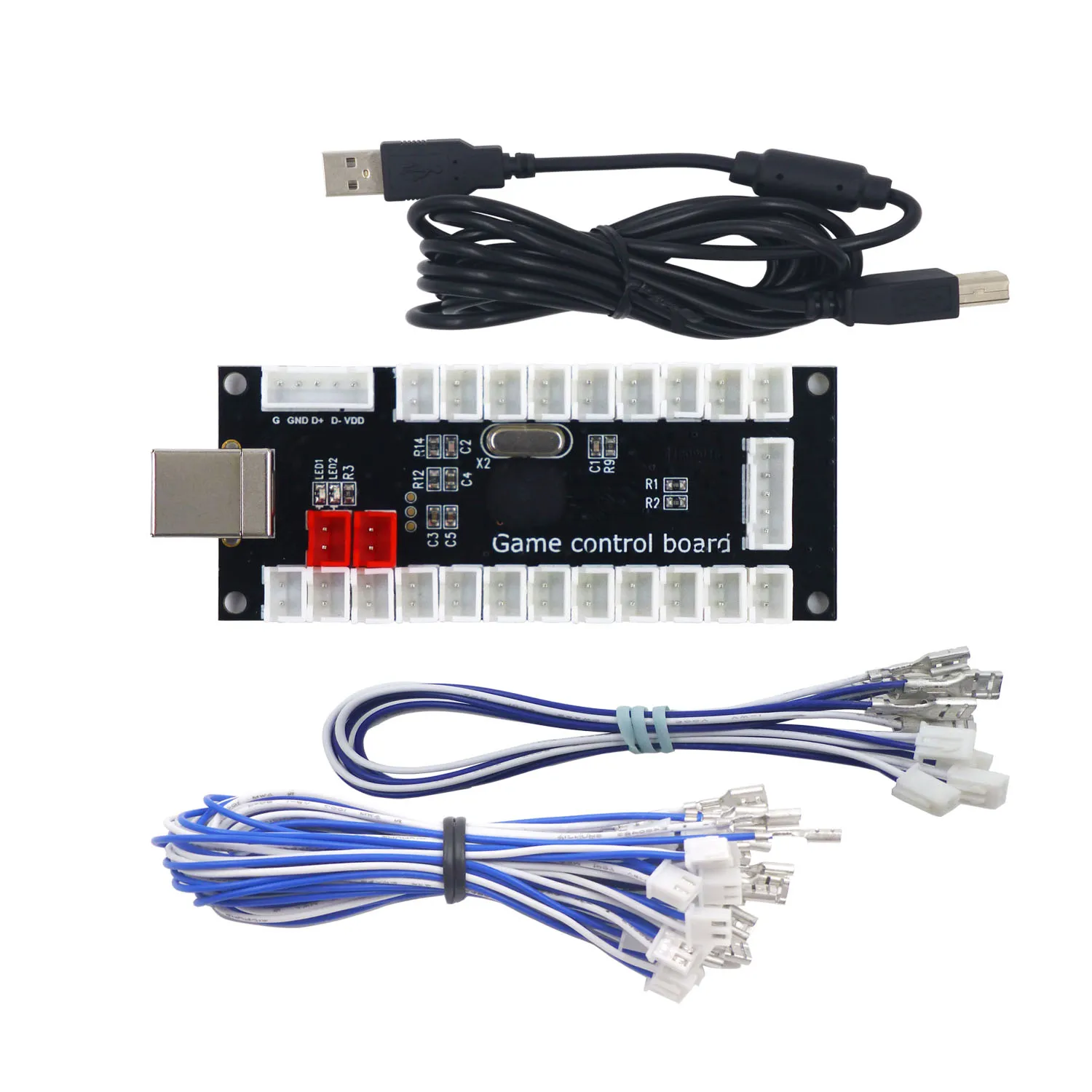 SJ@JX Arcade Game USB Encoder Controller Button Joystick Kit Cable for PC MAME Raspberry Pi
SJ@JX Arcade Game USB Encoder Controller Button Joystick Kit Cable for PC MAME Raspberry Pi
