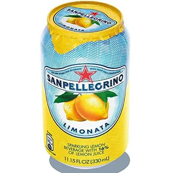 SAN PELLEGRINO LEMON SPARKLING CAN PK24