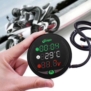 Motorcycle Tester LED Display Waterproof Voltmeter Multifunction Meter For KTM 400XC-W EXC EXC-R 300EXC XC 350SX-F 350XC-F
Motorcycle Tester LED Display Waterproof Voltmeter Multifunction Meter For KTM 400XC-W EXC EXC-R 300EXC XC 350SX-F 350XC-F