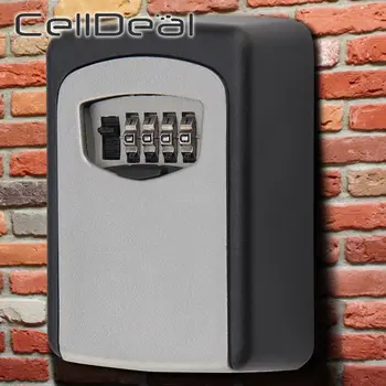 Wall Mounted Key Lock Box Safe Box Aluminum Alloy 4 Digit Combination Key Storage Lock Box Weatherproof Indoor Outdoor
Wall Mounted Key Lock Box Safe Box Aluminum Alloy 4 Digit Combination Key Storage Lock Box Weatherproof Indoor Outdoor