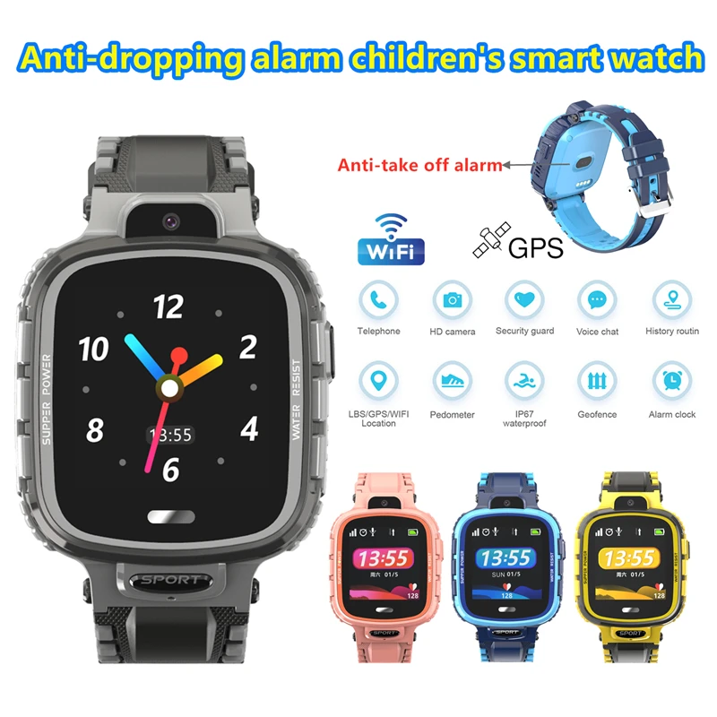 S26 Baby Tracker Camera Children IP67 waterproof SOS Monitoring Positioning Prevent Falling off Kids Watch
S26 Baby Tracker Camera Children IP67 waterproof SOS Monitoring Positioning Prevent Falling off Kids Watch