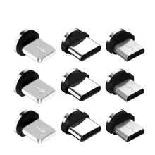 GTWIN 5 Pcs 360 Rotation Magnetic Tips For Mobile Phone Charge Replacement Parts To Use Durable Converter Charging Cable Adapter GTWIN 5 Pcs 360 Rotation Magnetic Tips For Mobile Phone Charge Replacement Parts To Use Durable Converter Charging Cable Adapter
