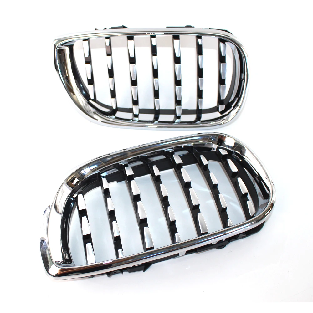 1 Pair Gloss Black / Silver Meteors Kidney Front Grille Auto Racing Grille for BMW 3 Series E46 4 Door 2002-2005 Racing Grills
1 Pair Gloss Black / Silver Meteors Kidney Front Grille Auto Racing Grille for BMW 3 Series E46 4 Door 2002-2005 Racing Grills