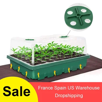 NEW 24 Holes Plastic Nursery Pots Planting Seed Tray Kit Plant Germination Box With Dome Garden Grow Box Gardening Supplies
NEW 24 Holes Plastic Nursery Pots Planting Seed Tray Kit Plant Germination Box With Dome Garden Grow Box Gardening Supplies