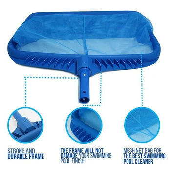 High Qual Pool Supply Professional Heavy Duty Swimming Pool Leaf Rake Skimmer Net Fine Mesh Netting Fast Cleaning Debris MD88
High Qual Pool Supply Professional Heavy Duty Swimming Pool Leaf Rake Skimmer Net Fine Mesh Netting Fast Cleaning Debris MD88