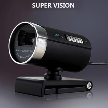 Webcam USB HD PC Computer Camera 360 Degree MIC Clip-on Night Vision Web Cam For Video Metting Skype Chat веб камера
Webcam USB HD PC Computer Camera 360 Degree MIC Clip-on Night Vision Web Cam For Video Metting Skype Chat веб камера