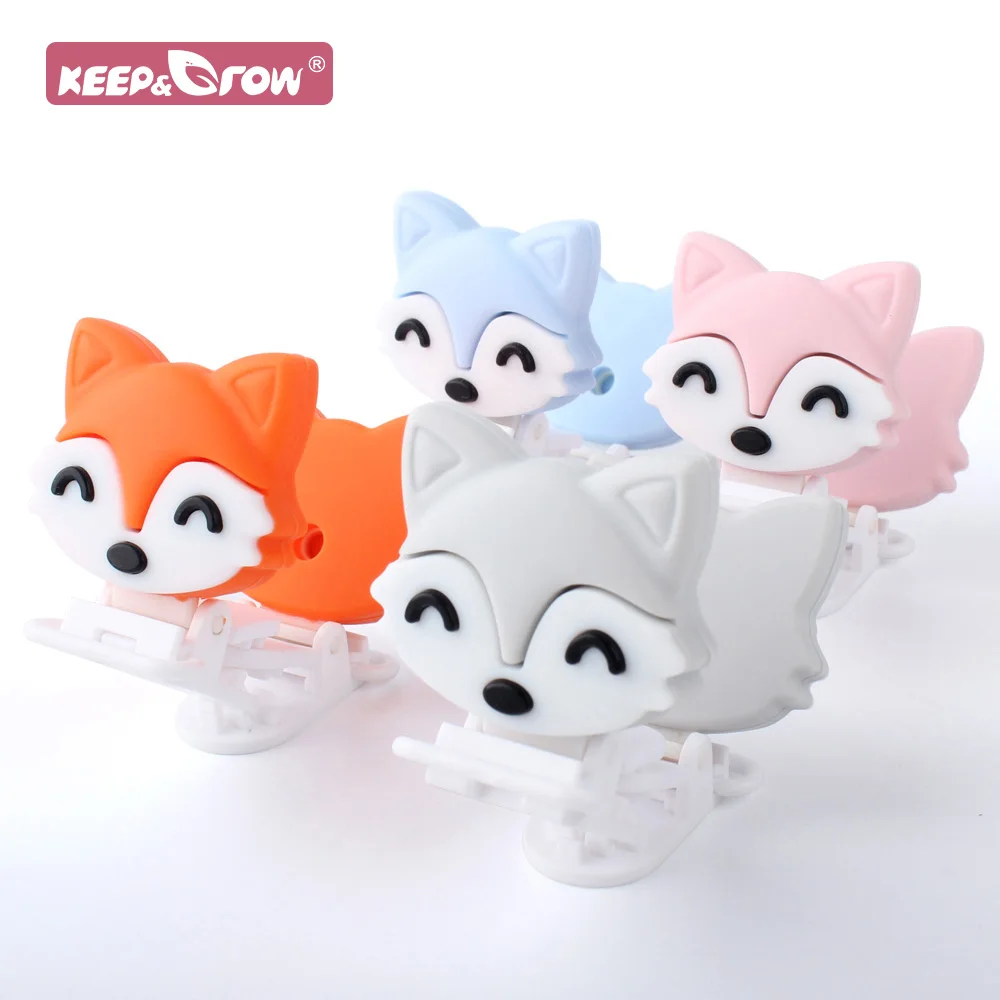 20pcs Silicone Baby Pacifier Chain Clip Holder DIY Teething Soothie Holder Dummy Clips Adapters Attachments Cartoon Fox Clips
20pcs Silicone Baby Pacifier Chain Clip Holder DIY Teething Soothie Holder Dummy Clips Adapters Attachments Cartoon Fox Clips