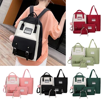 5Pcs/Set Canvas Backpack Set with Shouder Bags and Small Pouches, Waterproof Fabric and Adjustable Straps, Smooth Zipper
5Pcs/Set Canvas Backpack Set with Shouder Bags and Small Pouches, Waterproof Fabric and Adjustable Straps, Smooth Zipper