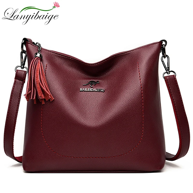 Женская кожаная сумка с кисточками, вместительная дизайнерская сумка через плечо в стиле ретро, 2021
Женская кожаная сумка с кисточками, вместительная дизайнерская сумка через плечо в стиле ретро, 2021