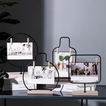 6 Inch Nordic Metal Photo Frame Creative Desktop Decoration Photo Clips DIY Handmade Multifunctional Picture Certificate Frames
6 Inch Nordic Metal Photo Frame Creative Desktop Decoration Photo Clips DIY Handmade Multifunctional Picture Certificate Frames